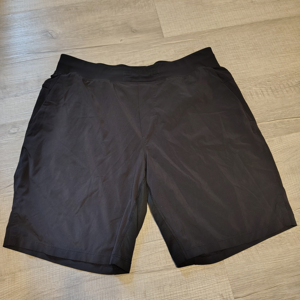 Lululemon Pace Breaker Lined Shorts Black 9 Inch Inseam XL Mens Running Training